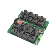 Industrial High-Power Relay Controller 16-Channel + 8-Channel ADC